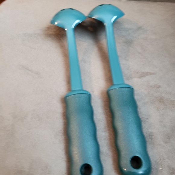 Two Heavy Duty Slotted Spoons - Picture 3 of 3